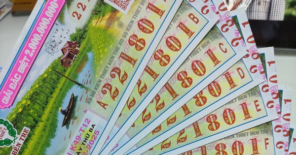 Vé số Bến Tre ngày 9-12-2025