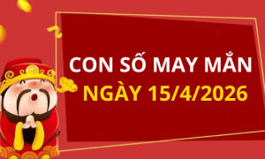 con so may man hom nay 15 4 2026 Trực Tiếp Xổ Số Hôm Nay – Cập Nhật KQXS Nhanh, Chính Xác Nhất